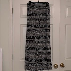 Paperbag Waist Wide Leg Pants